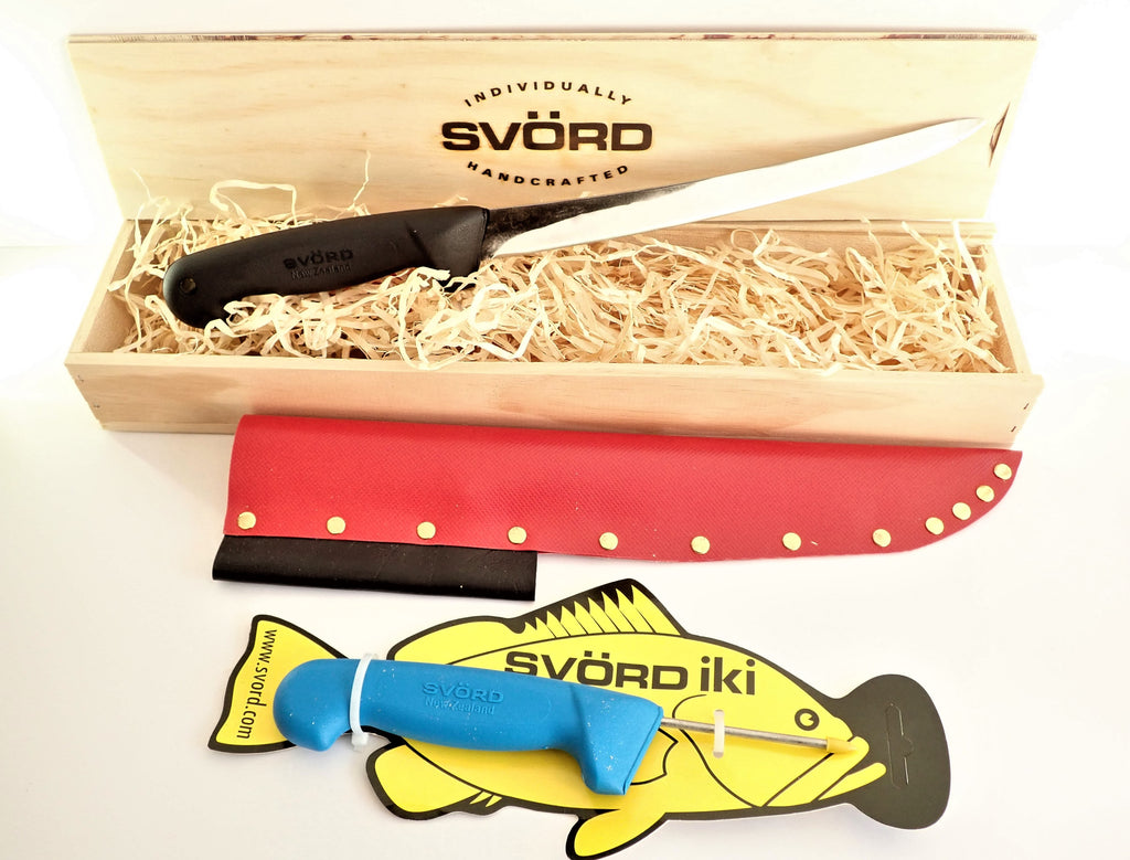 Svord Fish Fillet Knife 9" Carbon Steel Gift Pack
