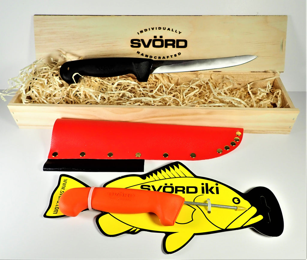 Svord Fish Fillet Knife 7" Carbon Steel Gift Pack