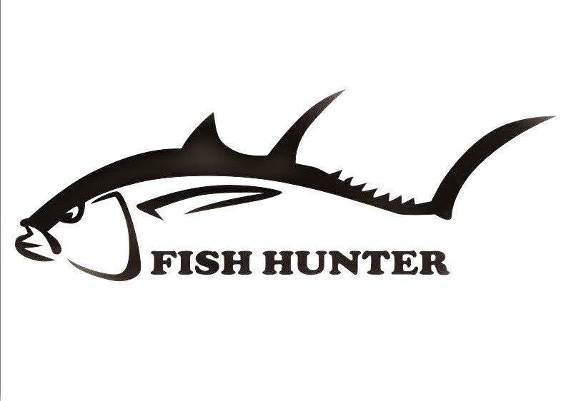 Fish Hunter ~ Large Decal