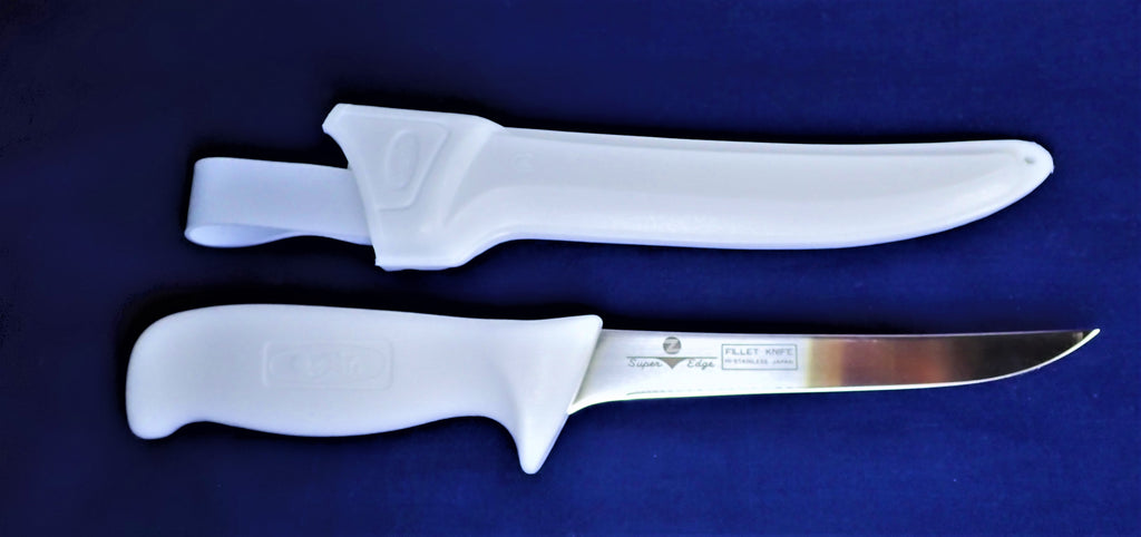 White Lux 31 cm Bait Cubing And Filleting Knife