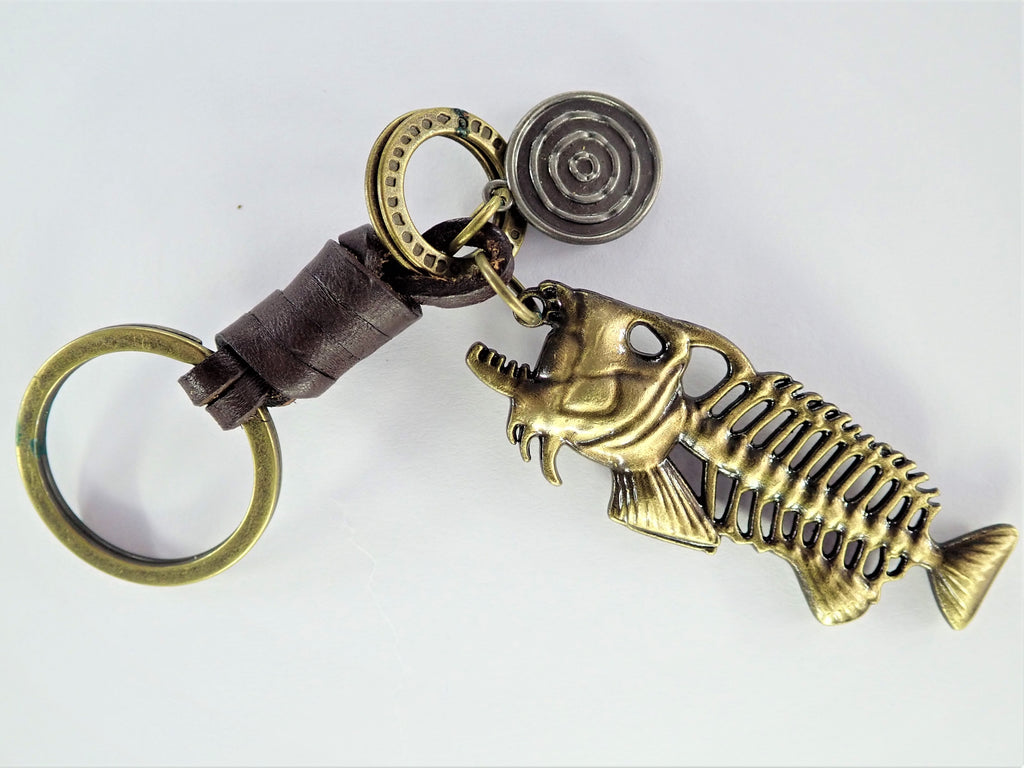 Bone Fish Key Ring