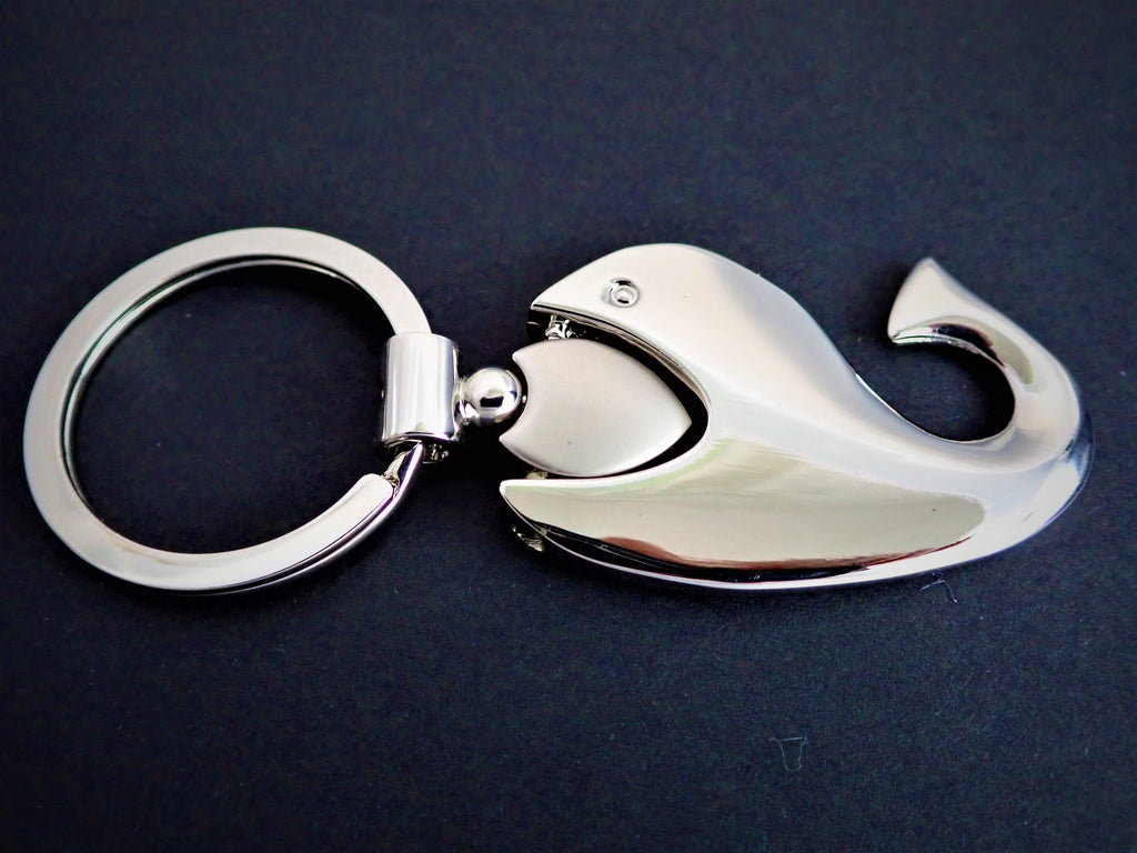Whale Key Ring