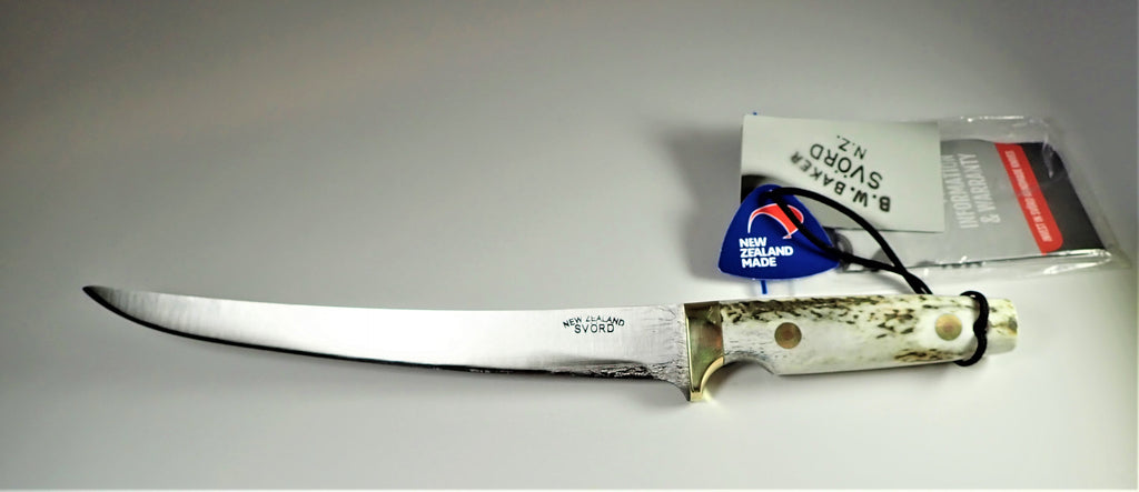 Svord 9" Stag Antler Fillet Knife - Gift Boxed