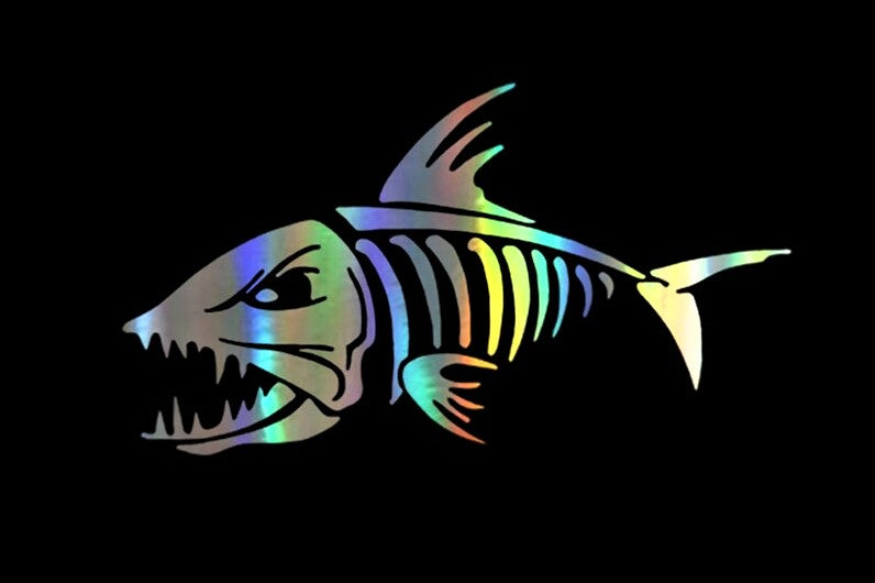 Toothy Lazer Skeleton Fish