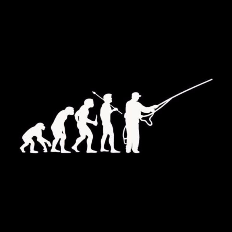 The Evolution Of The Fly Fishing ~ Decal